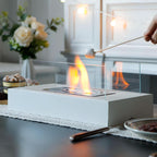 FLAMEGLOW – Portable Bioethanol Tabletop Fireplace for a Stylish Flame Ambience