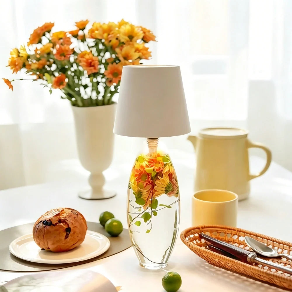 Rechargeable Bottle Lamp Topper - Cordless LED Table Light