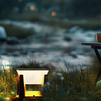 Solvra Solar Outdoor Lamp for Wall and Floor Use