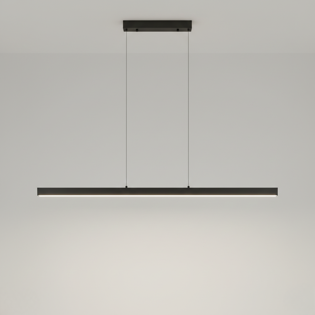 Linear LED Island Pendant Light