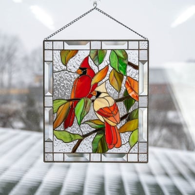 Acrylic Stained Glass Wall Decoration with Colorful Sunlight Effect