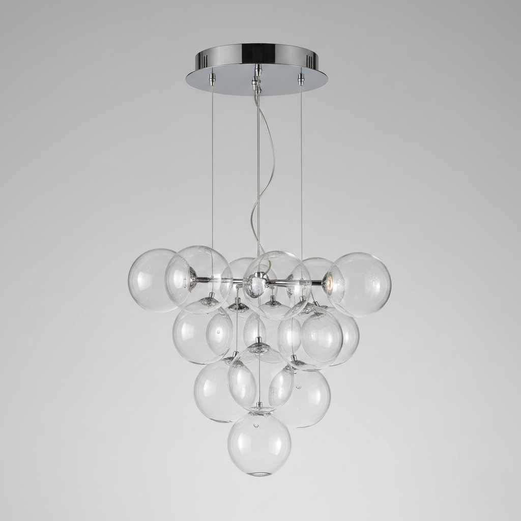 Cluster Glass Chandelier