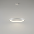 White Halo Ring Pendant Light