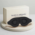 3D Contoured Sleep Mask – Light-Blocking & Lash-Friendly | Silken & Dreams