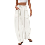 High-Rise Barrel Sweatpants - Relaxed Fit Joggers