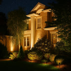 Solar Garden Spotlights with Dusk Sensor, Waterproof Outdoor Lights
