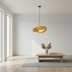 Liora Strå | Japandi Rattan Pendant Lamp Made of Handwoven Bamboo