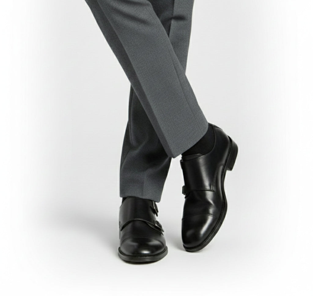Men's Pointed Toe Loafers - Classic Milano Style Slip-On Shoes