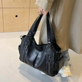 Women's Vegan Leather Shoulder Bag - Crossbody Style