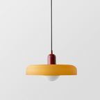 Colorful Bauhaus Pendant Light with Timeless Glass Design