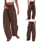 High-Rise Barrel Sweatpants - Relaxed Fit Joggers