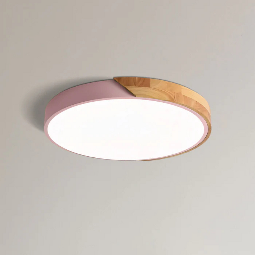 Delos – Scandinavian Wooden LED Ceiling Lamp