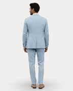 Men's Tailored Linen Suit - Breathable Wedding Suit