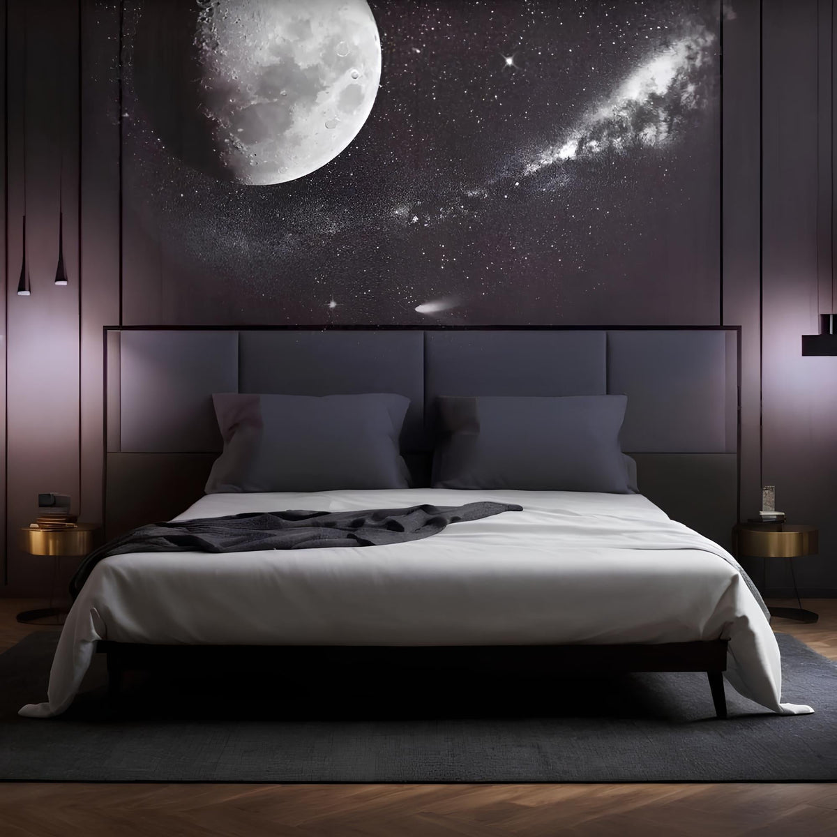 Galaxy Star Projector Night Light with Built-In Timer