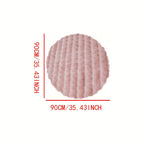 Soft Round Bubble Rug – Comfortable Carpet for Living Room & Bedroom