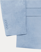 Men's Slim Fit Linen Suit, Single-Breasted Two-Button Jacket & Trousers