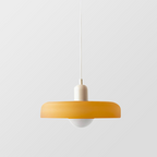 Colorful Bauhaus Pendant Light with Timeless Glass Design