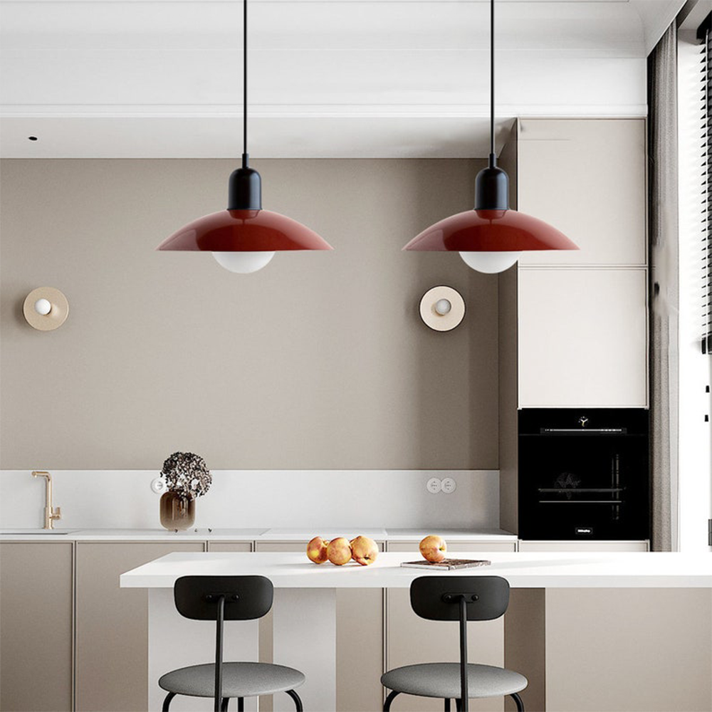 Bauhaus Macaron Colored Glass Pendant Lamp | Modern Design for Kitchen & Dining Room
