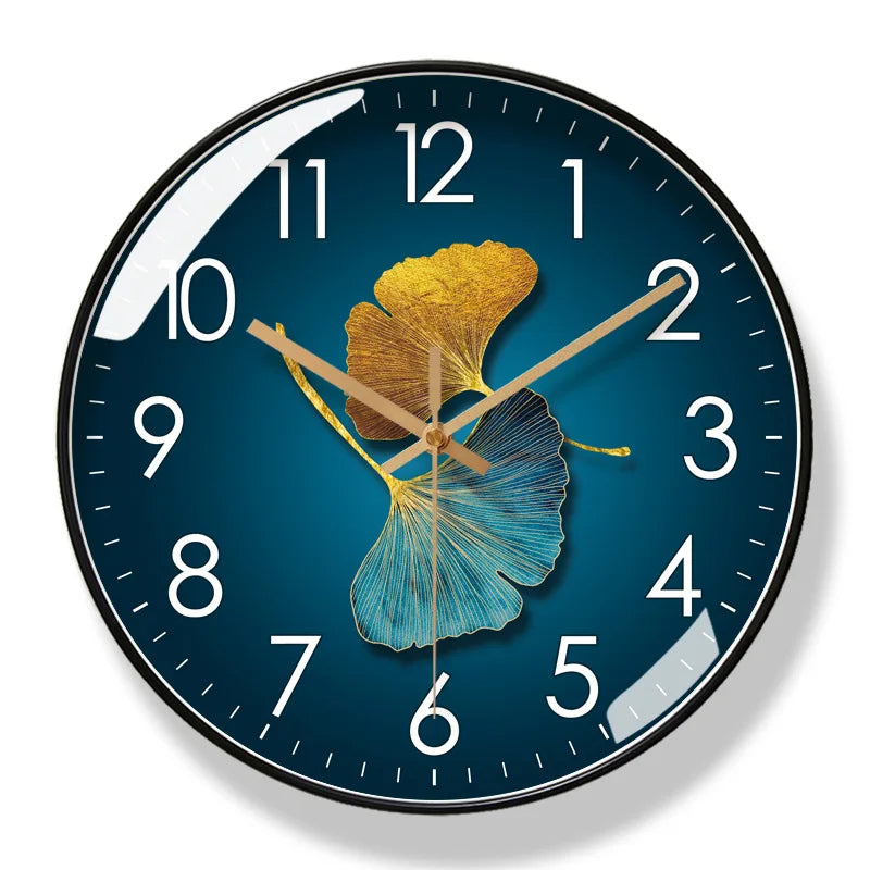 Florenta | Silent Floral Wall Clock in Elegant Design