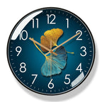 Florenta | Silent Floral Wall Clock in Elegant Design