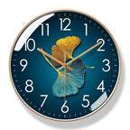 Florenta | Silent Floral Wall Clock in Elegant Design