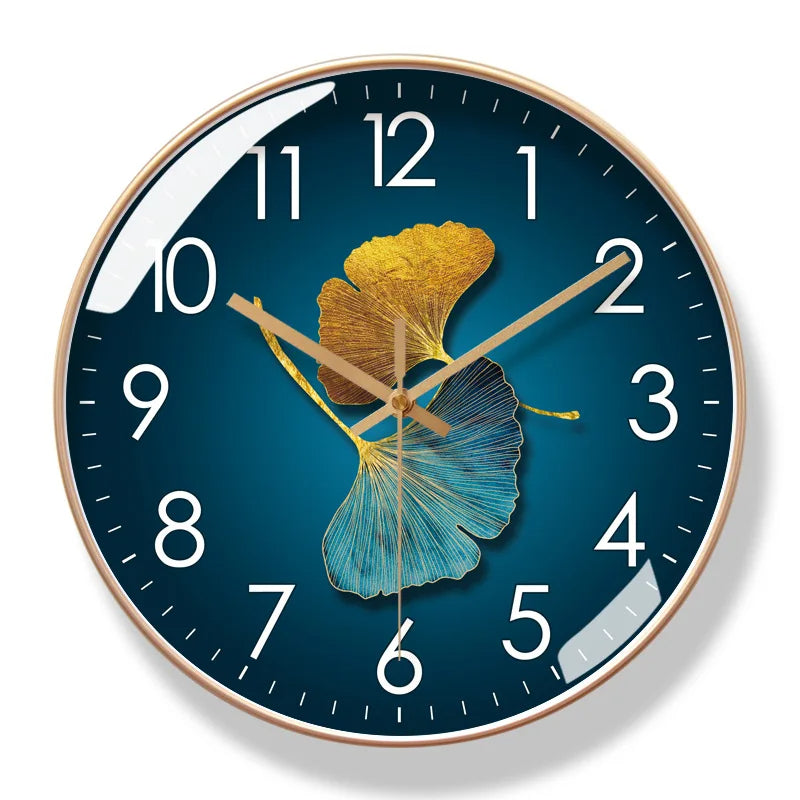 Florenta | Silent Floral Wall Clock in Elegant Design