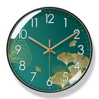 Florenta | Silent Floral Wall Clock in Elegant Design
