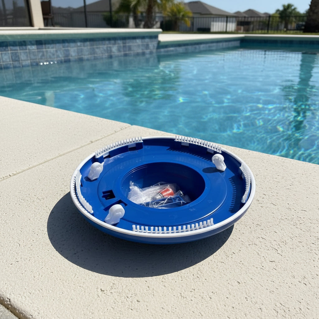 AQUAVAC – Chemical-Free Pool Cleaner with Powerful Suction for Leaves and Debris