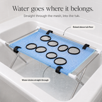 Dog Bath Platform – Elevated Non-Slip Stainless Steel