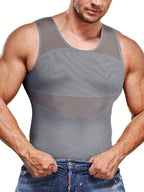 Men's Compression Tank Top – Fitted Sleeveless Muscle Vest
