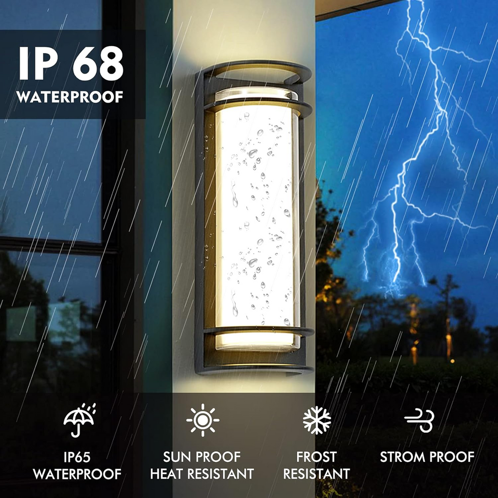 Aveline Round LED Outdoor Wall Lamp IP68