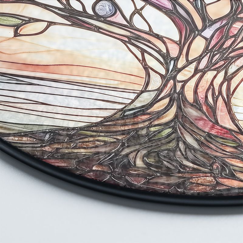 Handcrafted Stained Glass Tree of Life Sun Catcher
