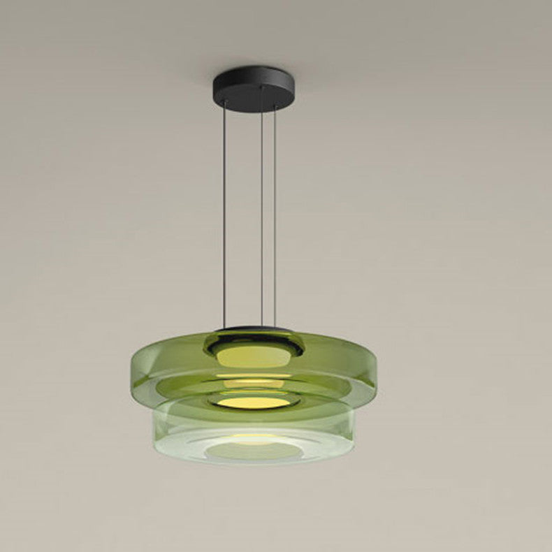 BauhausGlow – Glass Pendant Lamp in Bauhaus Style with Warm Lighting & Modern Design