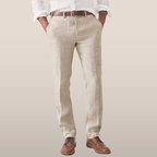 Men's Breathable Summer Trousers with Modern Straight Fit