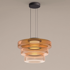 BauhausGlow – Glass Pendant Lamp in Bauhaus Style with Warm Lighting & Modern Design