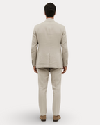 Men's Tailored Linen Suit - Breathable Wedding Suit