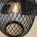 Solar Lantern Outdoor Light – Round or Oval with Warm White LED Light