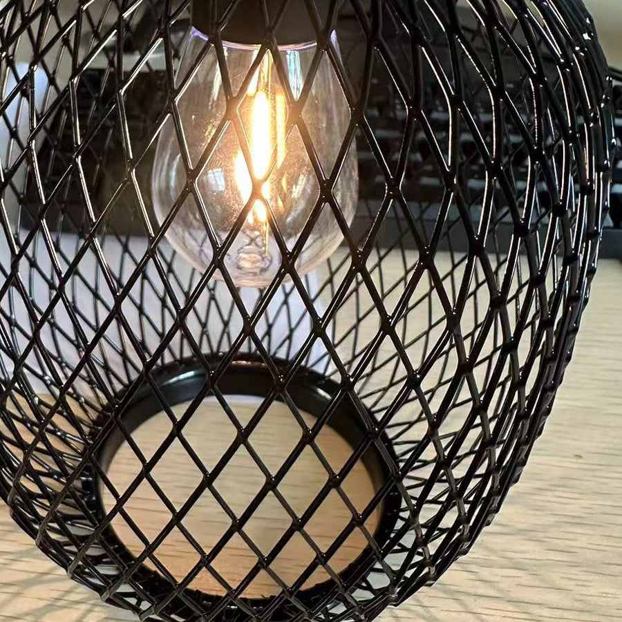 Solar Lantern Outdoor Light – Round or Oval with Warm White LED Light
