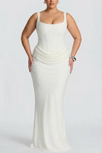Women's Square Neck Maxi Dress