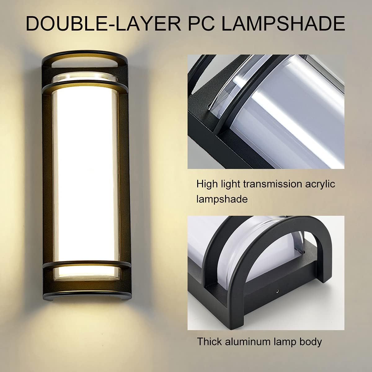 Aveline Round LED Outdoor Wall Lamp IP68