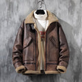Men's Fleece-Lined Jacket with Lambswool Lining – Casual Fit