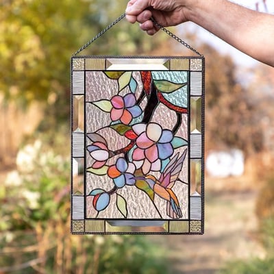 Acrylic Stained Glass Wall Decoration with Colorful Sunlight Effect
