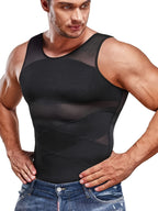 Men's Compression Tank Top – Fitted Sleeveless Muscle Vest