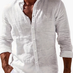 Men's Lightweight Casual Shirt – Relaxed Fit Long Sleeve
