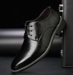 Men's Leather Lace-Up Dress Shoes
