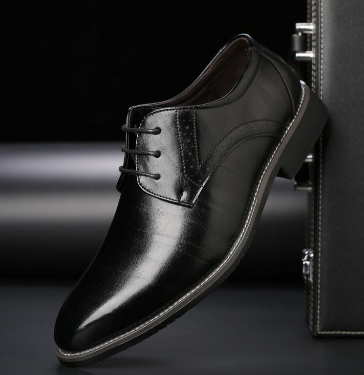 Men's Leather Lace-Up Dress Shoes