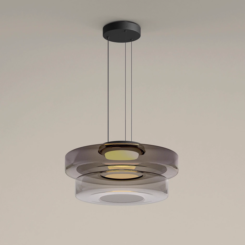 BauhausGlow – Glass Pendant Lamp in Bauhaus Style with Warm Lighting & Modern Design