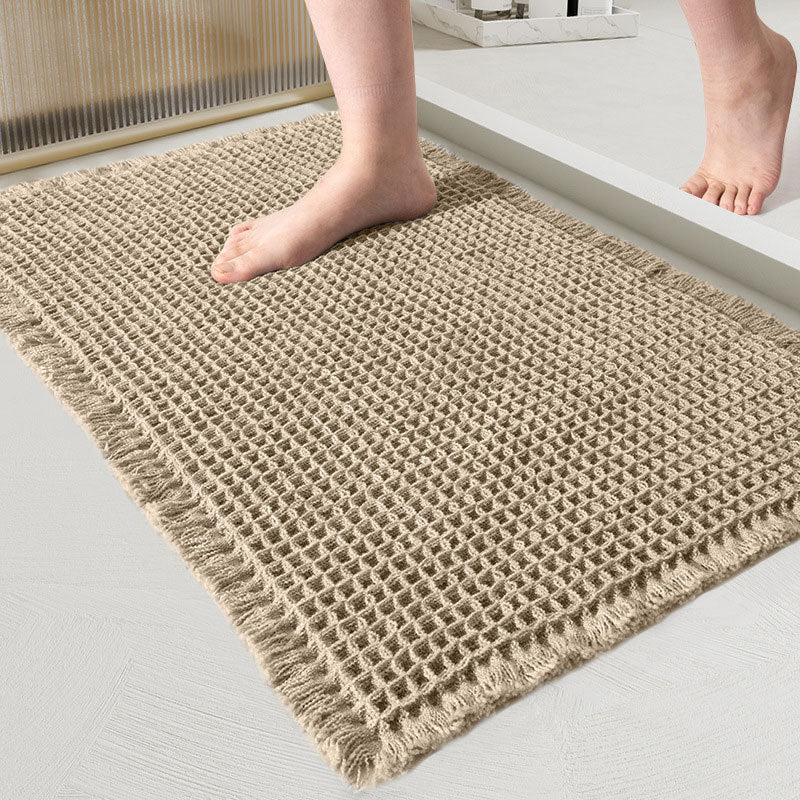 Non-Slip Bath Mat - Quick-Dry Waffle Weave