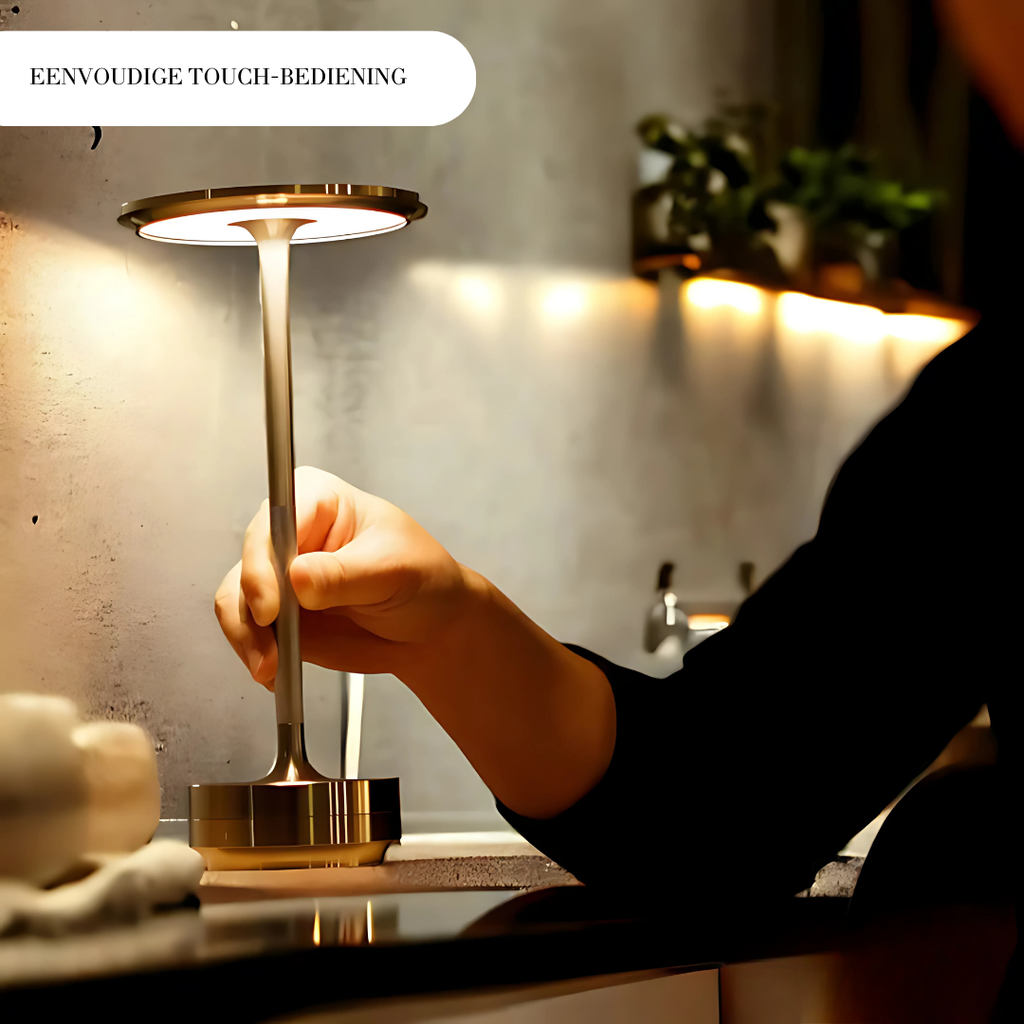 Elegant Wireless Touch Table Lamp with 3 Light Modes