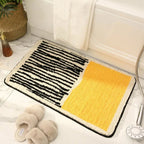 NordicFlow – Luxury Handmade Bath Mat with Abstract Design for Stylish Bathrooms